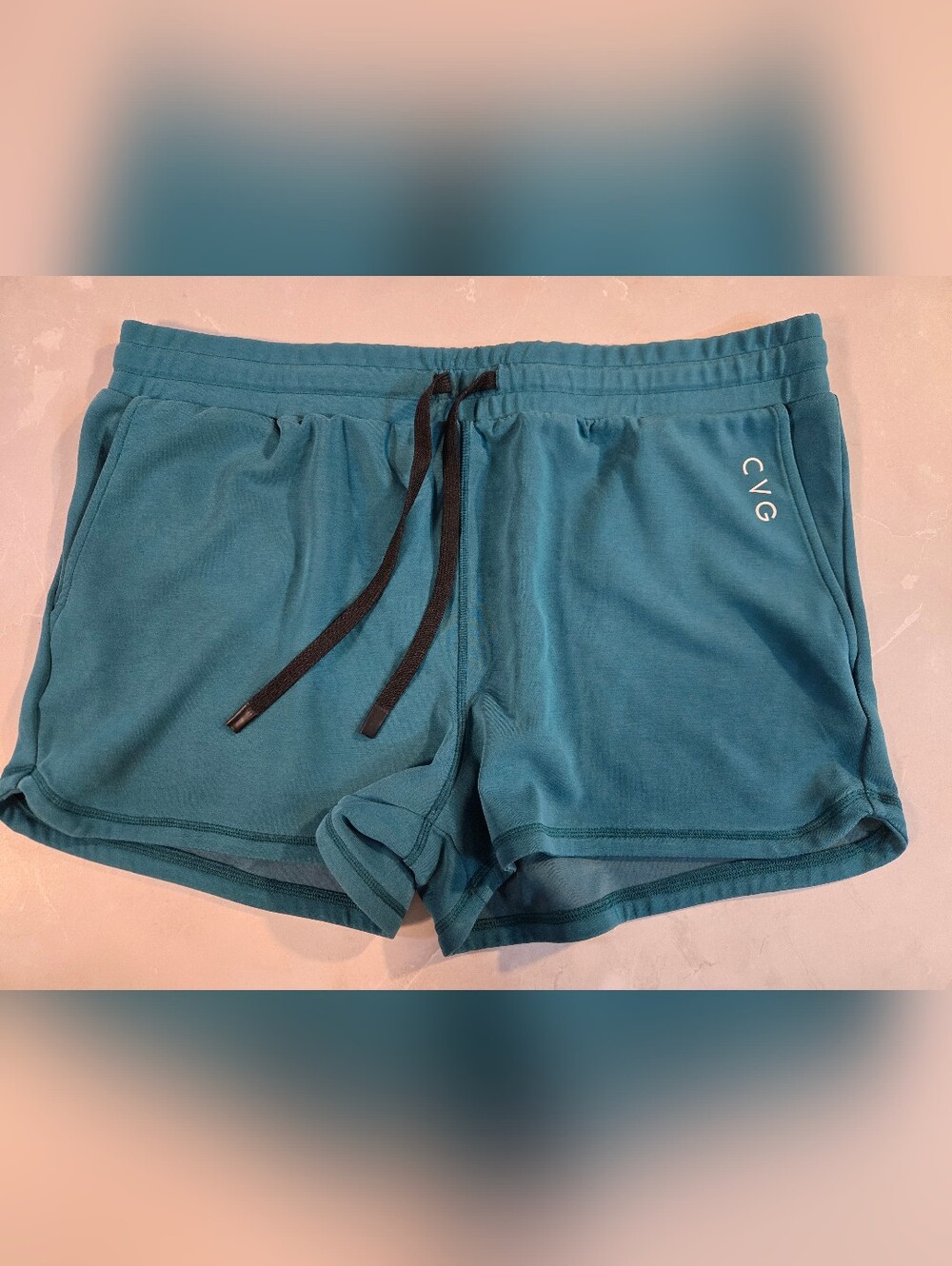 CVG Teal Luxe Shorts Sz Xl